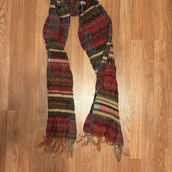 Colorful Knit Scarf - Picture 2 of 5